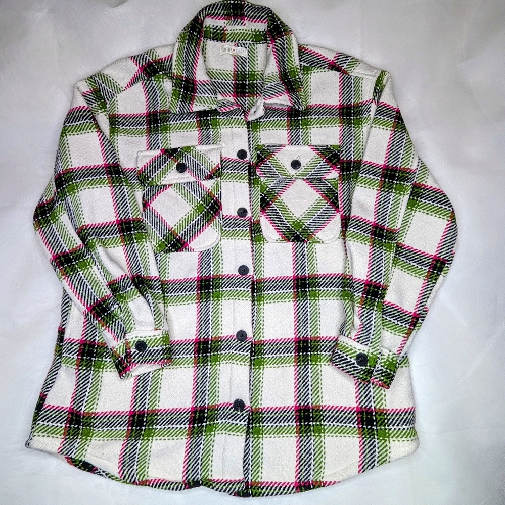 Ultra Flirt Shacket Cozy Flannel Oversized